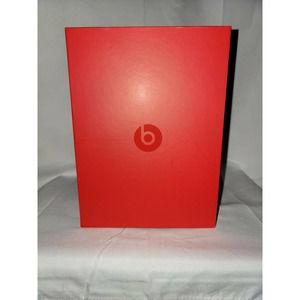 Beats Audio Model Solo HD Headphone Red Box and Intructions Only